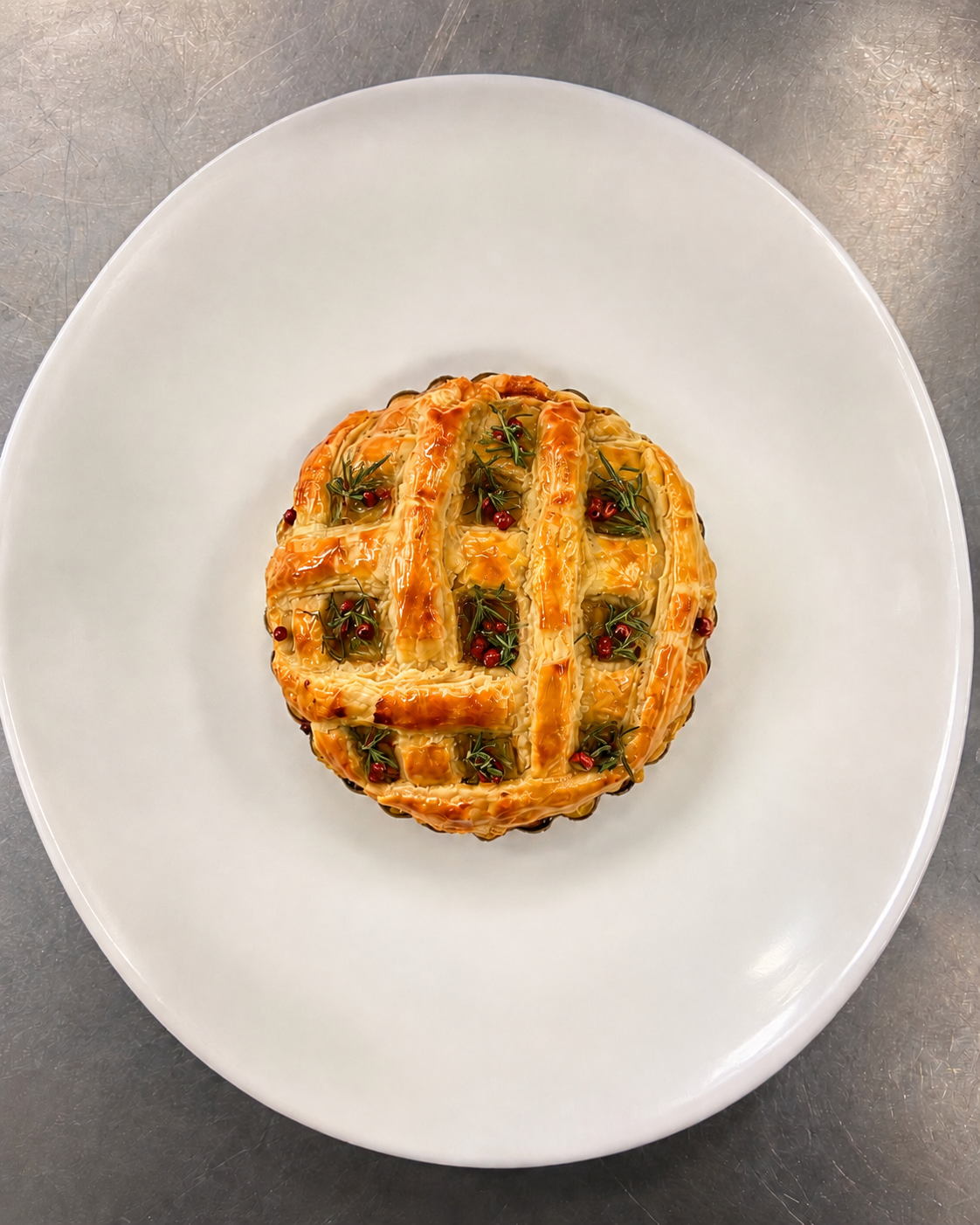 DUCK & PINK PEPPER PASTRY